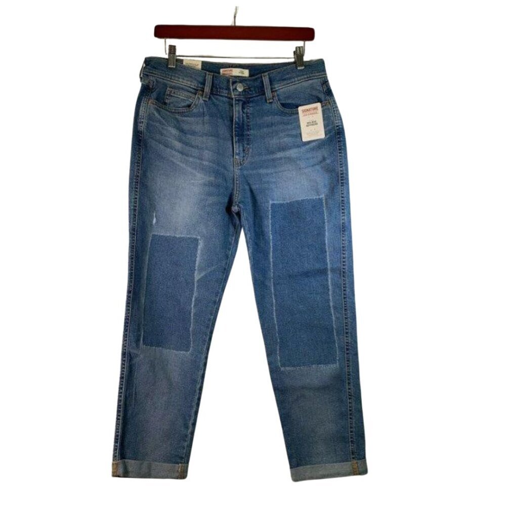 NWT Levi's Women's Heritage Boyfriend Mid-Rise Blue Jeans Size 8 W 29 - Picture 2 of 12